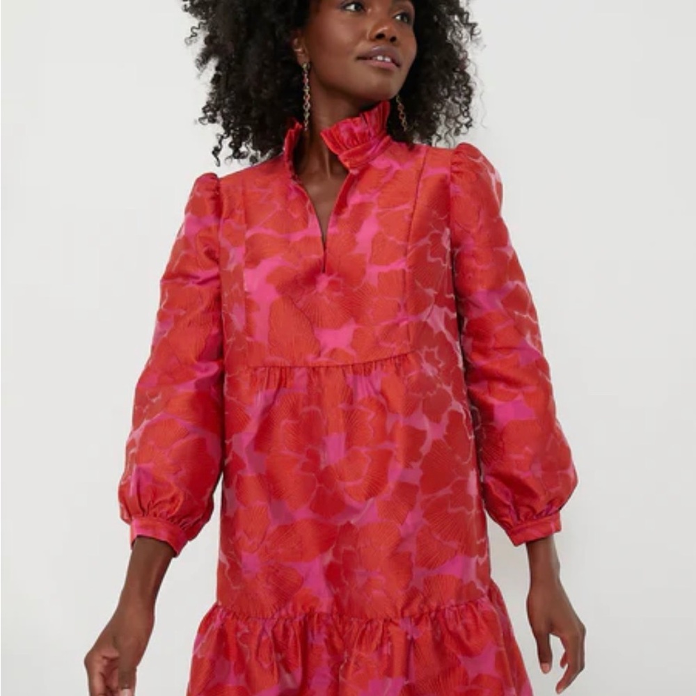 Tuckernuck Red Fil Coupe Palmerston Dress